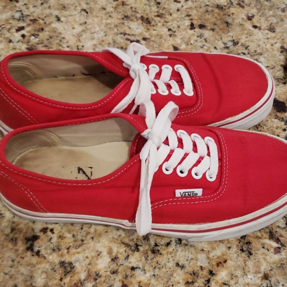 Red classic Vans